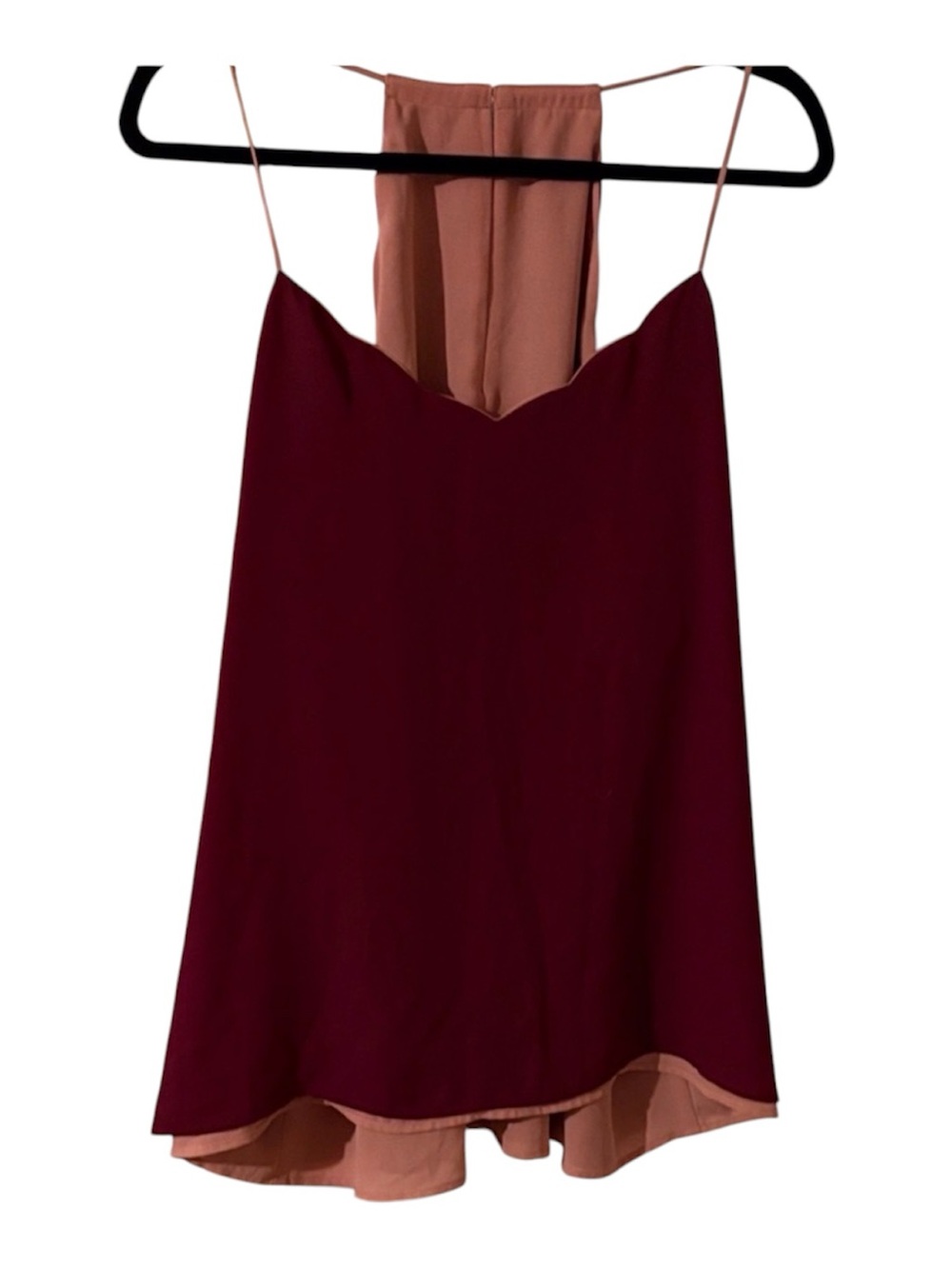 Elegant Burgundy and Pink Women's Top size XL NWOT. - Picture 1 of 2